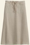 Promod Womens Regular Cotton/linen Skirt (UK Size 14 - 16, OATMEAL HEATHER, 277717)
