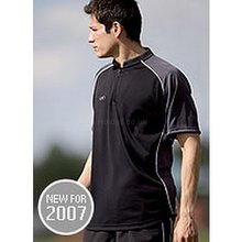Prostar Horizon Polo Shirt Black-Graphite/White