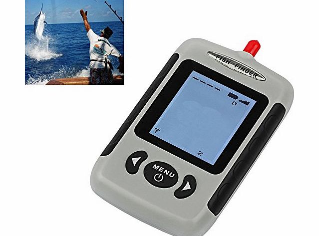 Prosteruk Wireless Fish Finder Sonar Detector Portable - 90 Degree Angle Sensor for Boat Kayak River Lake Sea