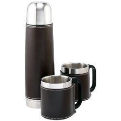 Flask and Travel Mug Gift Set
