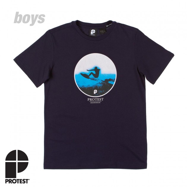 Boys Protest Chell JR T-Shirt - Orion Blue