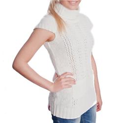 Womens Brushford Knit Sweater - Basic Wht