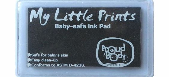 Proud Body ProudBody Baby Safe Reusable Hand amp; Foot Print Ink Pads - BLACK