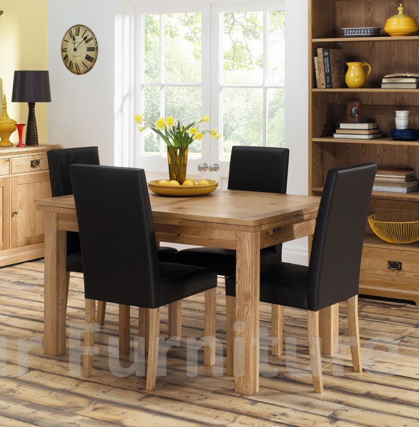 Provence Oak 4-6 Draw Leaf Extension Dining Table