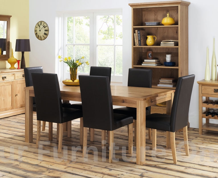 Provence Oak Double End Extension Dining Table