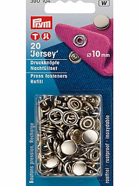 Prym Poppa Nickel Press Fasteners Refill Pack