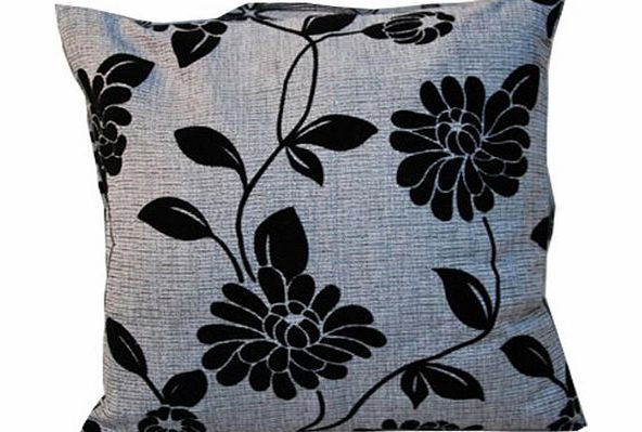 ptyukmall 2 Sofa Throw Pillow Cushion Pillowcase Case Cover Home Decor Flower Vine Grey
