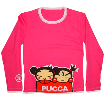Pucca Pucca and Garu Long Sleeve Top