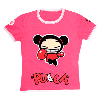 Pucca Womens Emroidered and Print Tee