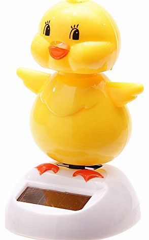 FF34 Solar-Powered Cute Duck Ornament 6 x 5.5 x 9 cm