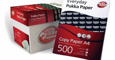 Pukka Paper, Everyday 80GSM A4 Pack of 5 Reams