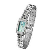 Pulsar ladies stone set bracelet watch