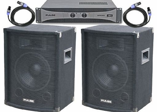 Pulse PVS 800W PA System With 10`` Speakers 