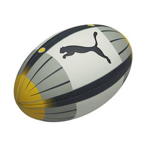 - v5.08 Rugby Ball White Grey Yellow