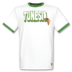06-07 Tunisia Ringer Tee - White