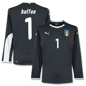 Puma 08-09 Italy 3rd GK Shirt   Buffon 1 (Fan Style)