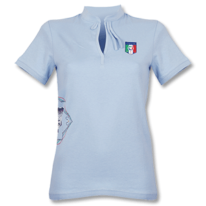 Puma 08-09 Italy Womens Polo - Light Blue
