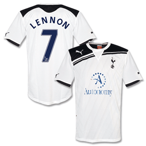 10-11 Tottenham Home Shirt + Lennon 7 (Official
