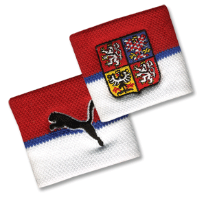 2008 Czech Republic Wristbands - Red/White