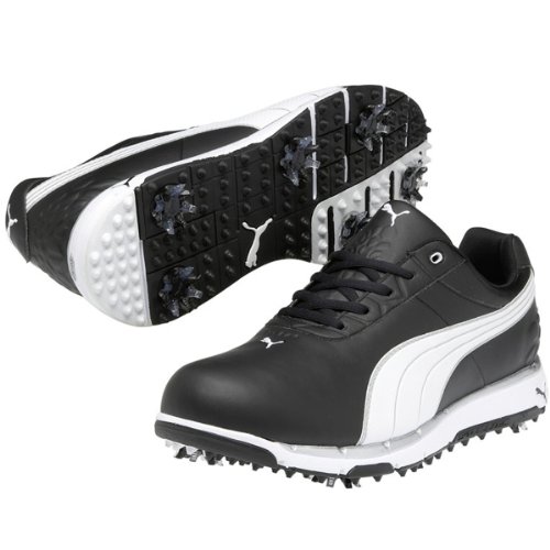 2013 Faas Trac Golf Shoes Black/White 9