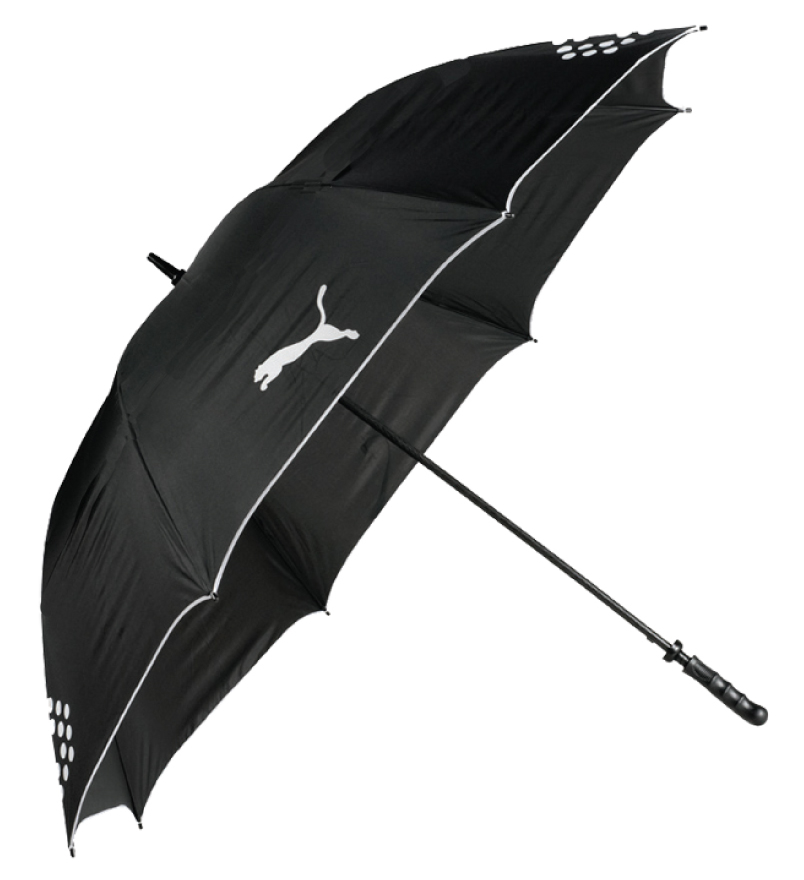 68` Double Canopy Storm Umbrella Black
