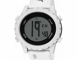 Puma Active White Splash LCD Watch