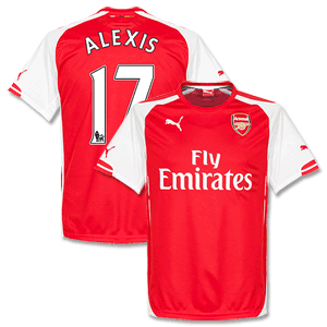 Arsenal Home Alexis Shirt 2014 2015