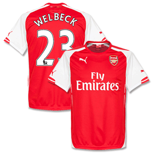 Arsenal Home Welbeck Shirt 2014 2015