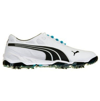 Puma BioFUSION Golf Shoes White/Black/Bluebird