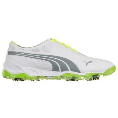 Puma BioFUSION Golf Shoes White/Tradewinds/Fluro