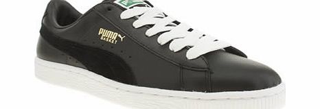 Black  White Basket Classic Trainers