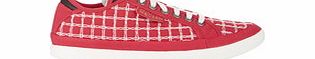 PUMA by Alexander McQueen Rabble red leather lo sneakers