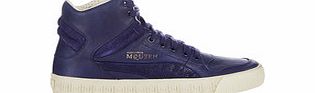 PUMA by Alexander McQueen Street Climb blue leather hi-tops