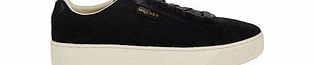 PUMA by Alexander McQueen Tabaka black suede laced sneakers