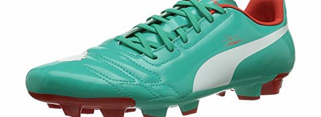 Puma Evopower 4 Fg, Mens Football Boots, Orange (Pool Green/White/Grenadine/Turbulence 08), 7 UK