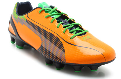 Puma Evospeed 1 FG Football Boots Orange/Charcoal