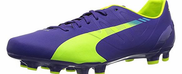 Evospeed 4.3 Fg, Men Football Boots, Purple (Prism Violet Fluro Yellow Scuba Blue 01), 9 UK (43 EU)