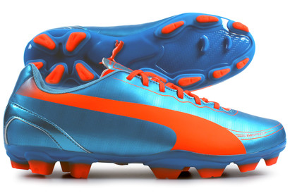 Puma Evospeed 5.2 FG Football Boots Sharks Blue/Peach