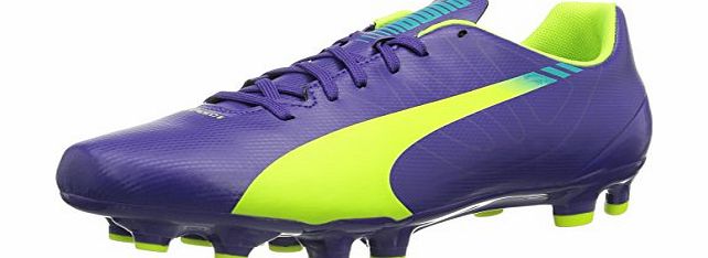 Puma Evospeed 5.3, Mens Football Boots, Prism Violet/Yellow/Scuba Blue , 11 UK