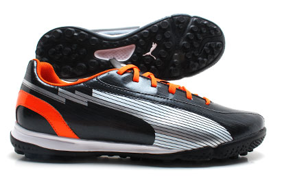 Puma Evospeed 5 TT Football Boots Black/White/Orange
