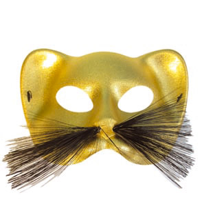 puma eyemask, gold
