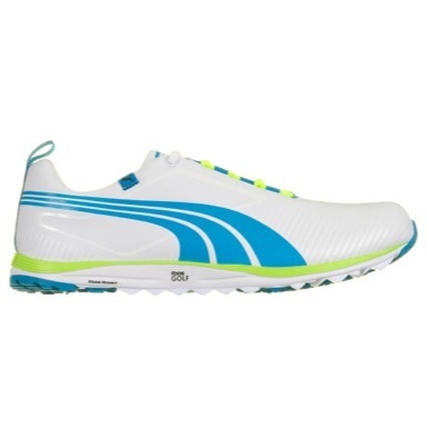 Puma Faas Lite Golf Shoes White/Blue Aster/Fluo