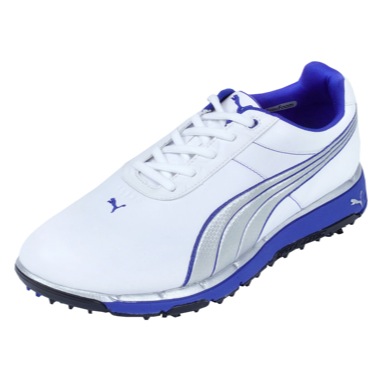 Puma Faas Trac Golf Shoes White/Silver/Surf