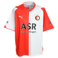 Feyenoord Rotterdam Home Shirt - Red/White.