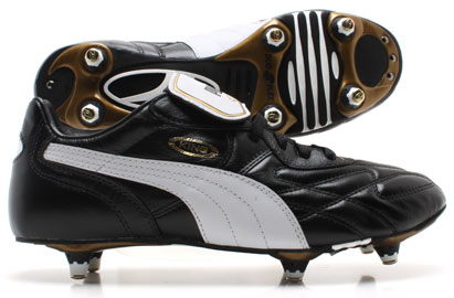 Puma Football Boots Puma King Pro SG Football Boots Black/White/Gold