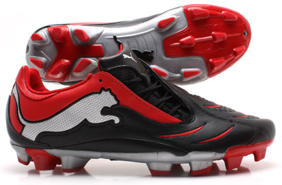 Puma Football Boots Puma PowerCat 3.10 FG Football Boots Blk/Silver/Red