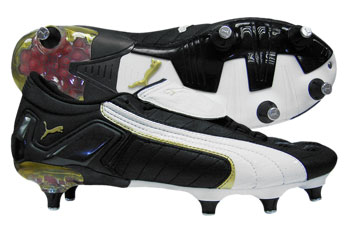 Puma V-Konstrukt II SG Football Boots Black/White/Gold