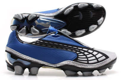 Puma Football Boots Puma V1-10 FG Football Boots Royal / Silver / Black