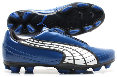 Puma Football Boots Puma V5-10 FG Football Boots Blue/White/Ebony