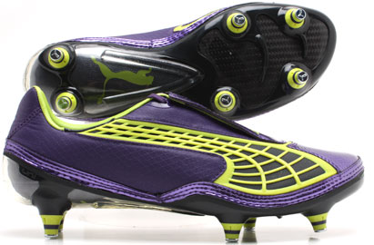 Puma Football Boots  V1-10 SG Football Boots Purple/Ebony